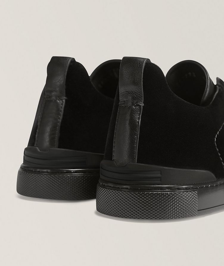 ZEGNA Triple Stitch Velvet Low-Top Sneakers | Sneakers | Harry Rosen